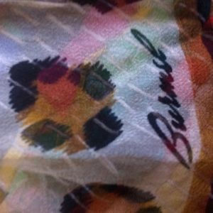Vintage 1950s Burmel Leopard Animal Print Scarf